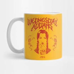 Wednesda Addams Metal Mug